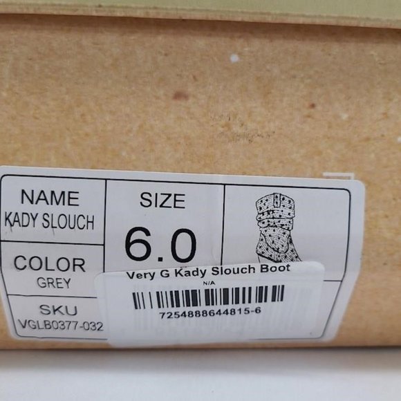 NEW Very G Women's Grey Sparkle Kady Slouch Size 6 - Picture 9 of 11